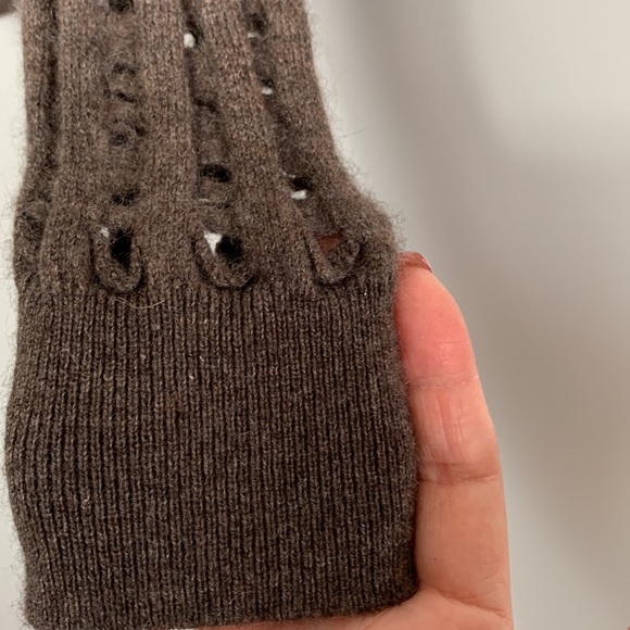 Skull Cashmere Brown Crew Neck Sweater Size Large - Picture 4 of 9